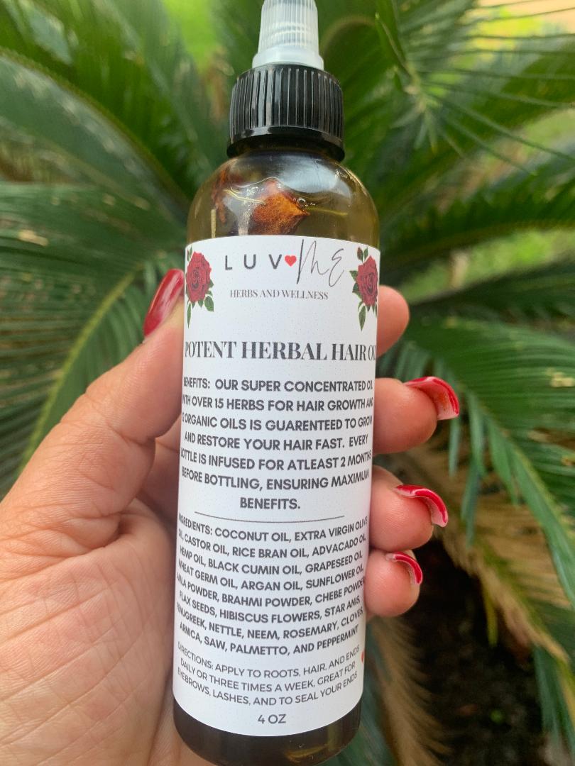 Potent Herbal Hair Oil